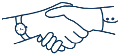 immagine stretta di mano